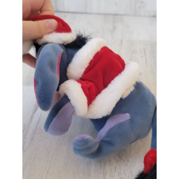 Disney santa claus eeyore winne pooh toy figure plush - Picture 9 of 9